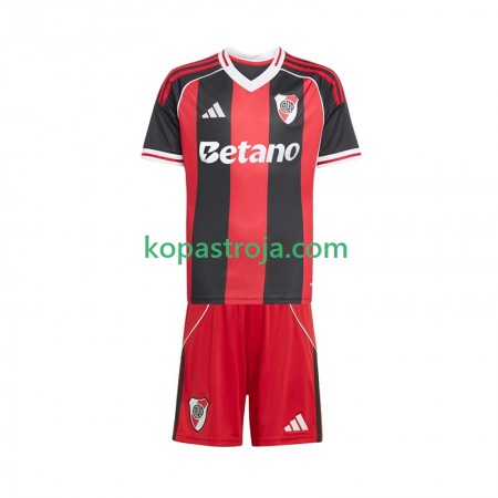 Billiga Fotbollströjor CA River Plate Barn Borta tröja 2025/26 Kortärmad